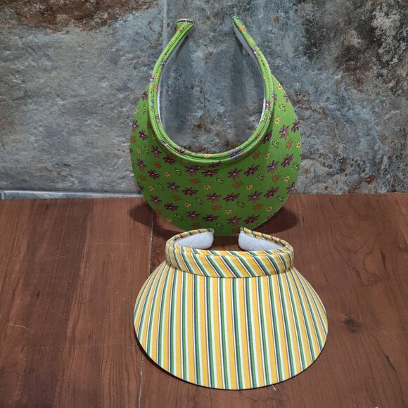 Sun Visor Hats Women Clip On Set of 2 Wide Brim Visors Hat Outdoor Sports Golf B - Picture 8 of 12